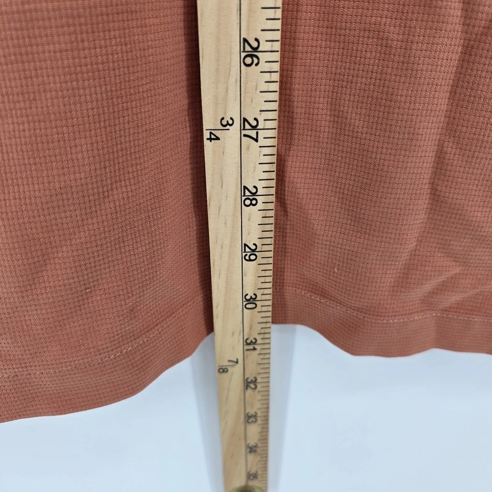 Tommy Bahama Embroidered Island Riders Not A Gang Size XL Silk Orange Button Up